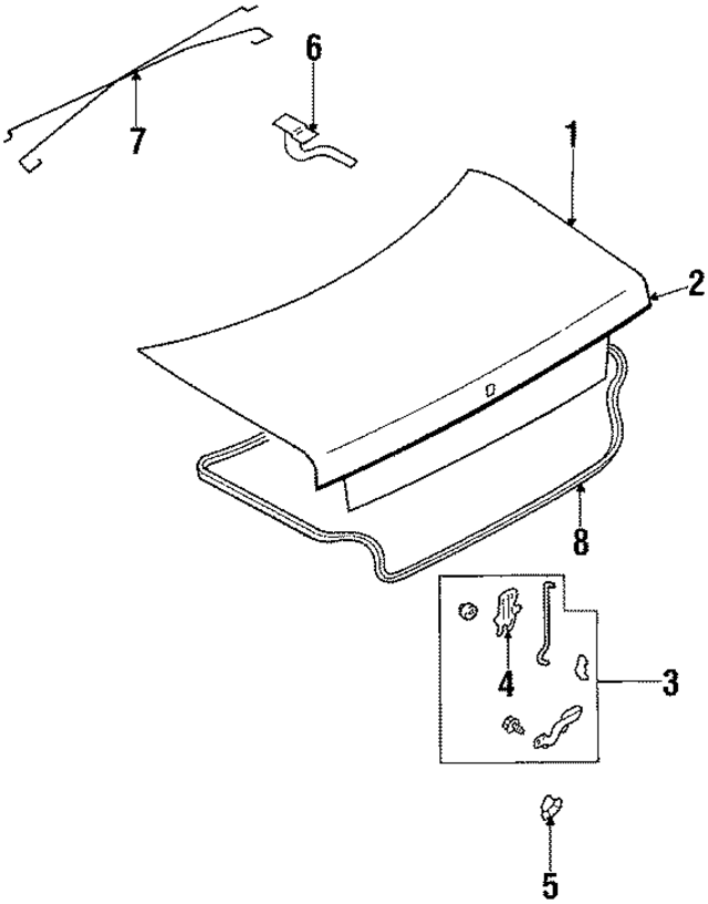 H26050941 - : Molding for Mazda Image