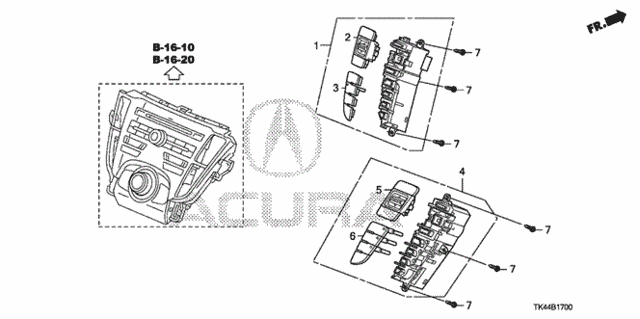 Auto Air Conditioner Control for 2009 Acura TL #0