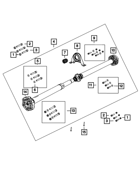 Drive Shaft for 2013 Dodge Challenger #0