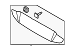 87370P1010BKL - Body: Lower Molding for Kia Image