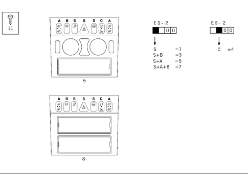 Wood Covering in Housing with Tray for 1998 Mercedes-Benz E430 #1