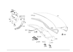 79908504 - Trunk Lid: Pan Head Screw W Collar for Mercedes-Benz Image