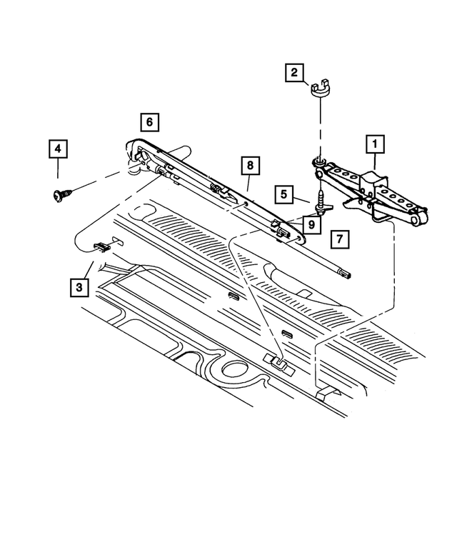 52019921AB - Wheels, Covers and Jacks: Jack for Mopar Image image