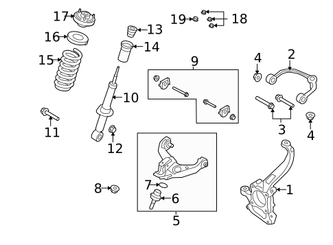 Steering, Gear & Related Components for 2010 Ford F-150 #1