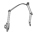 UX53BD1AE - Electrical: Retractor Assembly for Chrysler: 300 | Dodge: Charger, Magnum Image