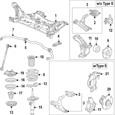 Upper Control Arm for 2025 Acura Integra #0