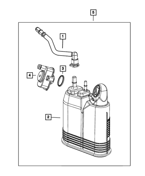 Vacuum Canister/Leak Detection Pump for 2025 Dodge Durango #0