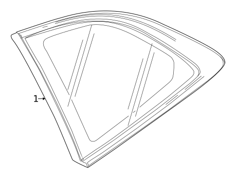 Glass & Hardware for 2026 Buick Enclave #0