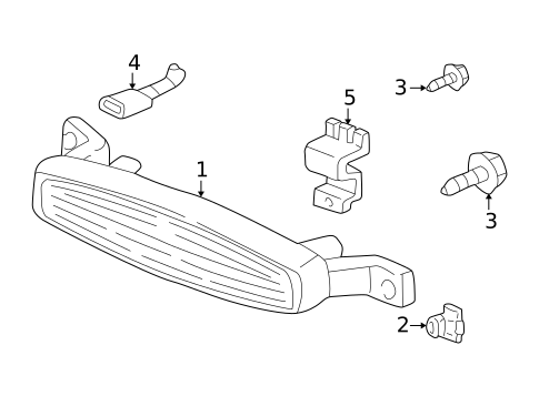 High Mount Lamps for 2005 Chevrolet Monte Carlo #0