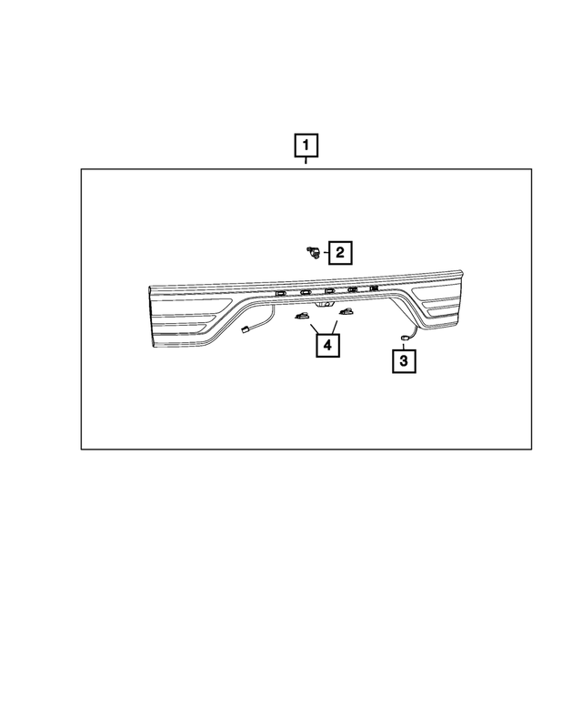 68156575AI - Electrical: Liftgate Lamp for Mopar Image