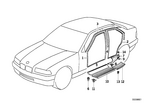 51728196289 - Vehicle Trim: Edge Protection Front for BMW Image