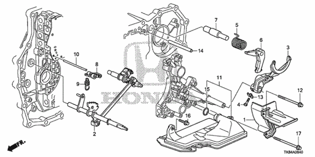AT Top Accumulator Body (5AT) for 2011 Honda Odyssey #0