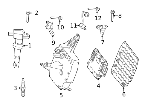 Ignition Coil for 2025 Lincoln Corsair #0
