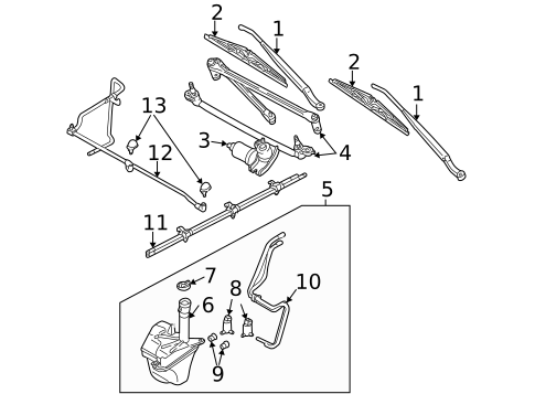 Wipers for 2006 Ford Escape #0