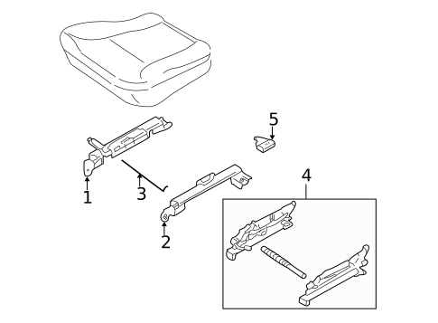 Tracks & Components for 2001 Kia Rio #0