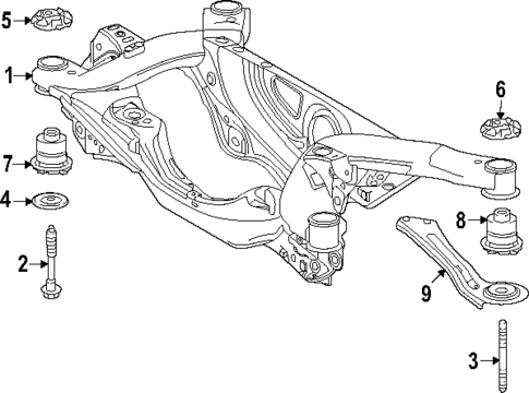 Suspension Mounting for 2025 Toyota Camry #2