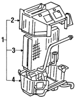 8971652911 - HVAC: Evaporator Core for Isuzu Image