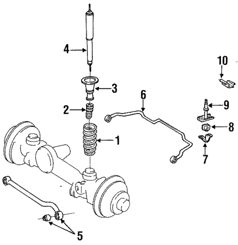 Suspension Components for 1994 Toyota Land Cruiser #1