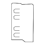 532940C020 - Body: Deflector for Toyota: Sequoia, Tundra Image