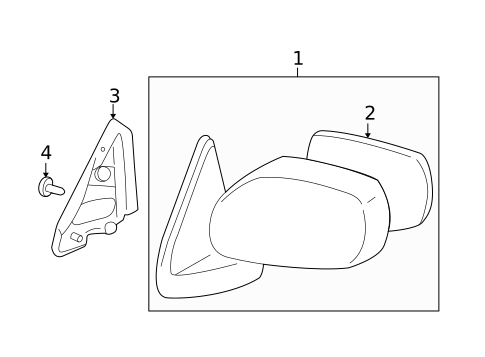 Outside Mirrors for 2002 INFINITI QX4 #0