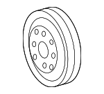 1617331042 - Cooling System: Pulley for Lexus: LC500h, LS500h, RX450h, RX450hL, TX550h+ Image