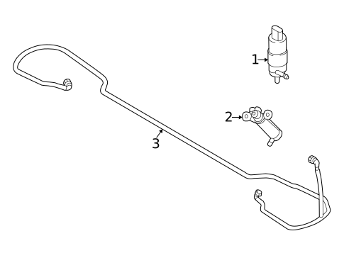 Headlamp Washers/Wipers for 2017 Audi RS3 #0