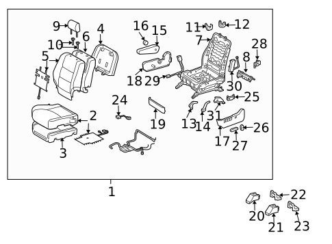 Tracks & Components for 2007 Toyota Highlander #3