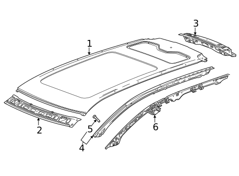 Roof & Components for 2026 Cadillac VISTIQ #0