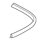 99756194900 - Body: Rear Weather-strip for Porsche: 911 Image