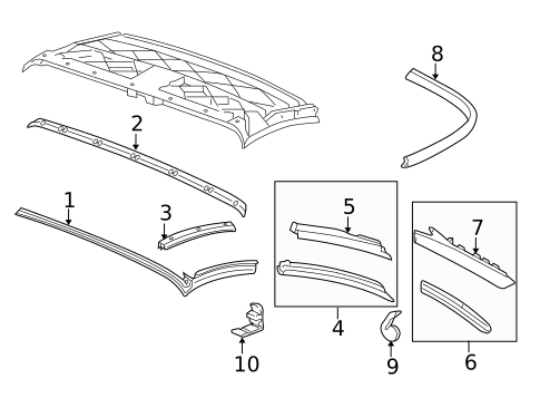 Weatherstrips for 2011 Porsche 911 #0