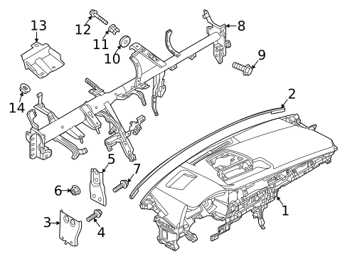 Instrument Panel for 2020 Mazda CX-30 #0