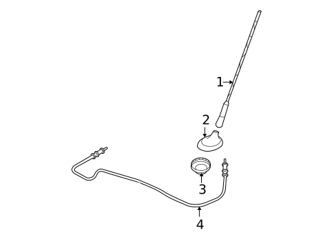 Antenna & Radio for 2006 Mazda 6 #1