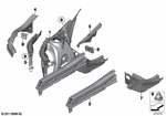 41107266998 - Bodywork: Wheelhousing, Front Right for BMW Image