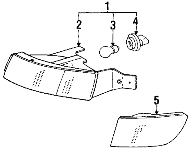 8151080074 - : Turn Signal Light Assembly for Toyota Image