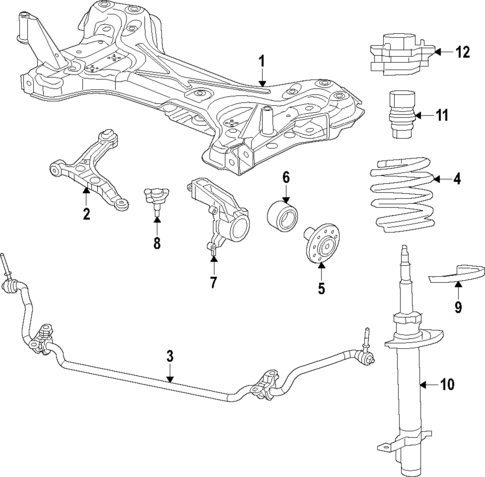 Front Suspension for 2024 Ram ProMaster EV #0