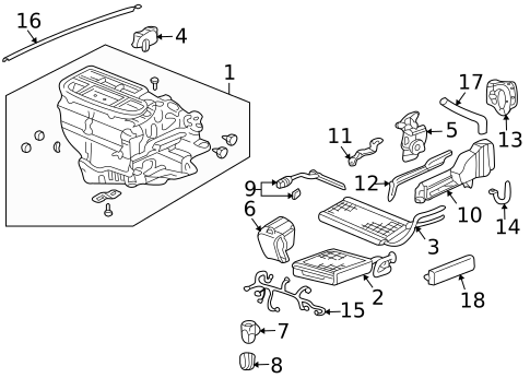 Controls for 2005 Honda Element #0