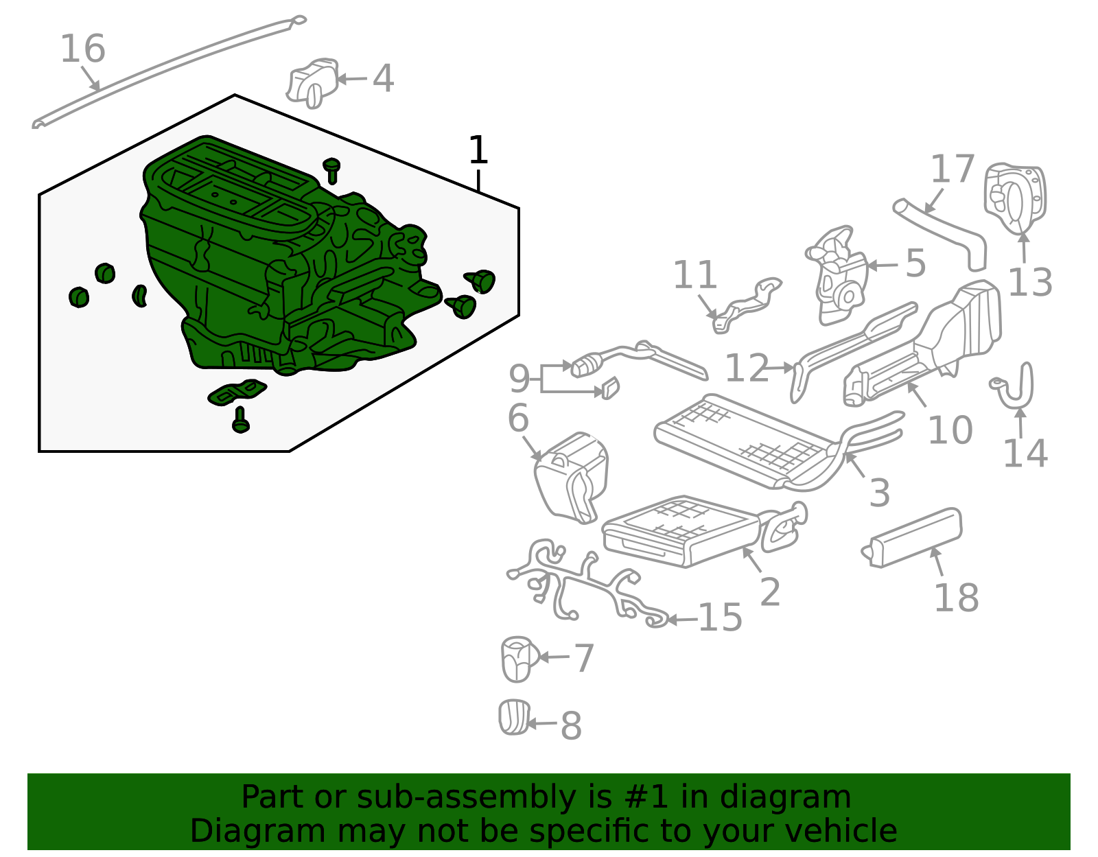 79106-SCV-A02 - Case Assembly 2009-2011 Honda Element | Honda Parts Online