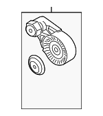PB145201 - Belts &amp; Cooling: Accessory Drive Belt Tensioner Assembly for Porsche Image