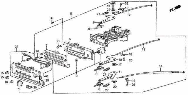Heater Lever for 1984 Honda Civic #0