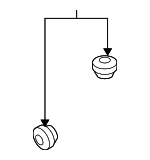 476085W900 - Electrical: Actuator Assembly Bushing for Nissan: GT-R Image