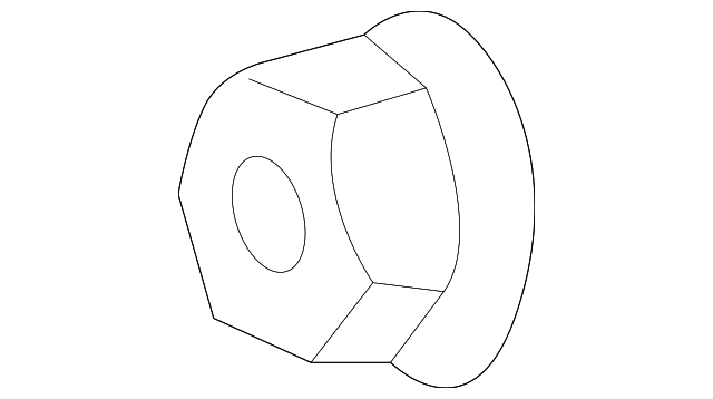 License Bracket Nut - Porsche (N-902-184-03)