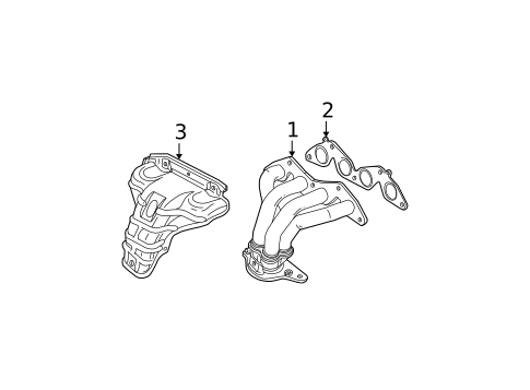 Exhaust Manifold for 2005 Honda Civic #1