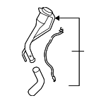 25797164 - Fuel System: Filler Pipe for Chevrolet: Colorado | GMC: Canyon Image