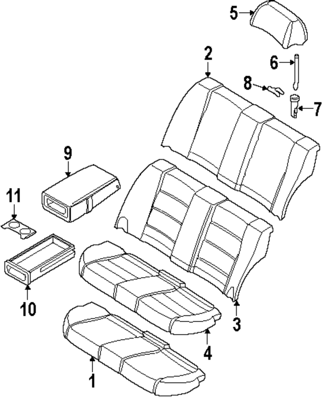 52208180354 - Body: Upper Cover for BMW Image