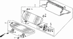 934020601608 - Interior/Bumper: BOLT-WASHER (6X16) for Honda Image