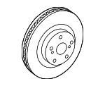 4351276010 - : 2019-2024 Lexus - Rotor for Lexus: ES250, ES300h, ES350, UX200, UX250h, UX300h Image