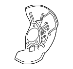 4778176010 - : Splash Shield for Lexus: UX200, UX250h, UX300h Image