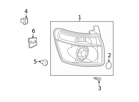 Tail Lamps for 2008 GMC Acadia #0