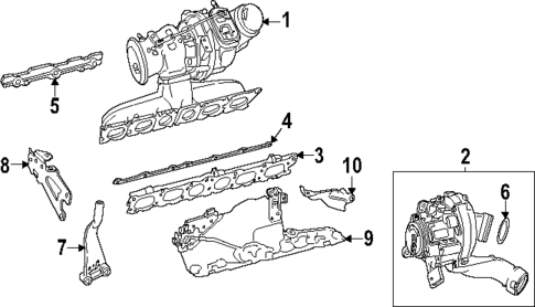 Turbocharger & Components for 2024 Mercedes-Benz CLE53 AMG #1