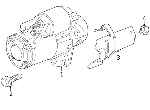 Starter for 2017 Chevrolet Traverse #0